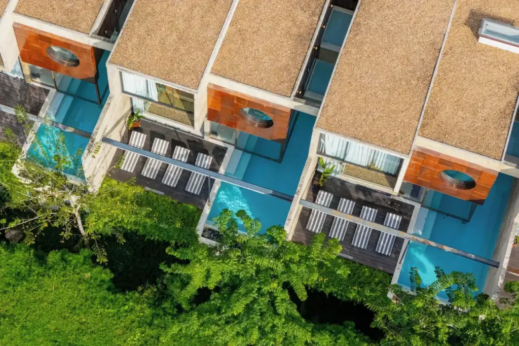 ▲ 北碧住宿 The Xcape River Kwai：瀑布Villa的超棒選擇