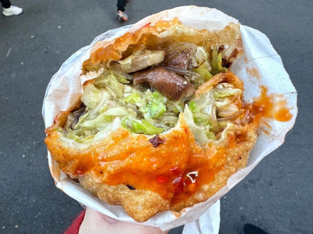 ▲60元超大顆高麗菜煎包