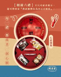 ▲姻緣六禮裡的甜蜜蜜六項點心