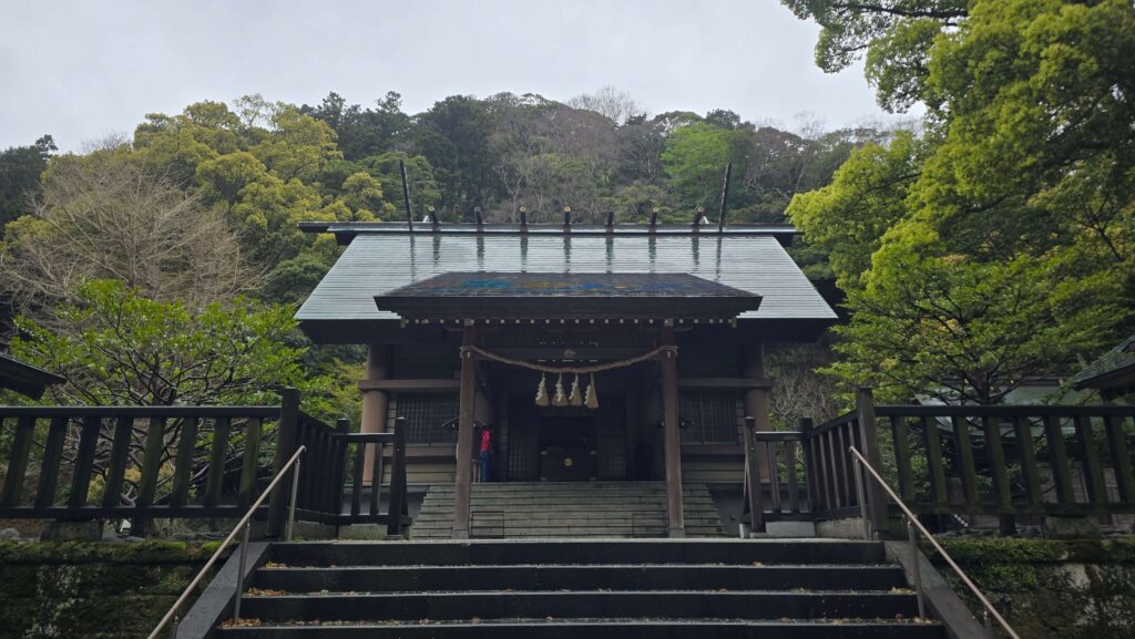 ▲安房神社本殿自帶一種威嚴寧靜