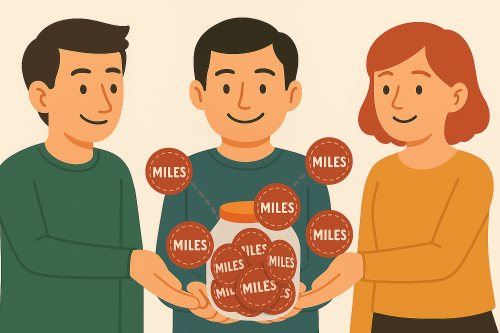 誤以為親友里程可以自由轉讓、合併