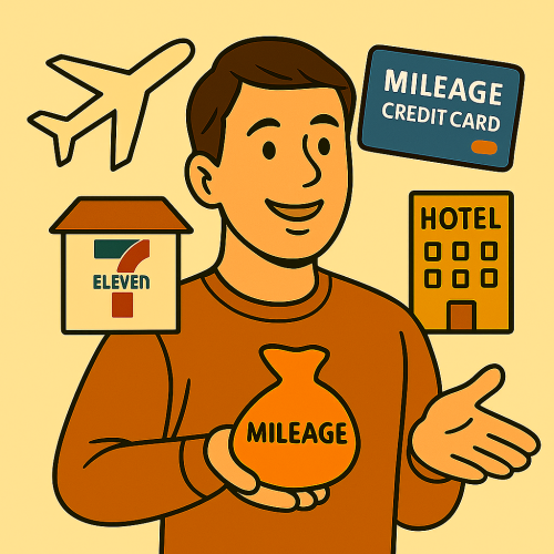 以為只有搭飛機才有哩程